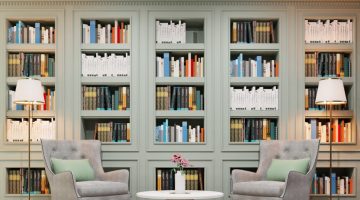 An Online Library's Landing Page